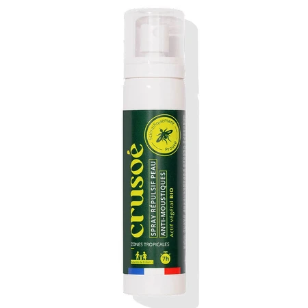 Crusoé Muggenwerende huidspray 7u Actif Végétal Bio Vanaf 3 jaar 75ml