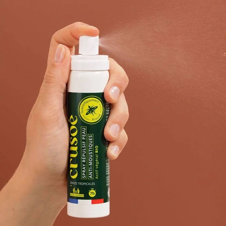 Crusoé Muggenwerende huidspray 7u Actif Végétal Bio Vanaf 3 jaar 75ml