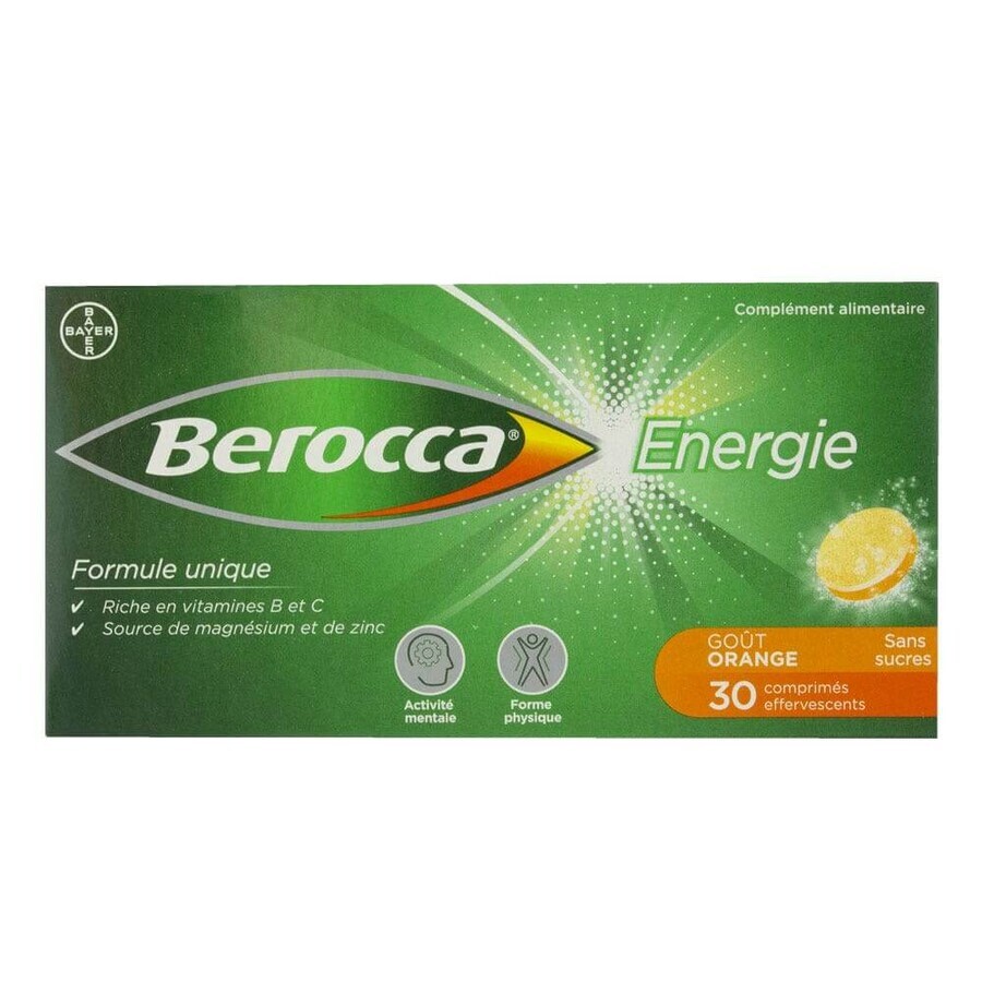 Bayer Vino spumante Berocca Energia Arancione 30 compresse