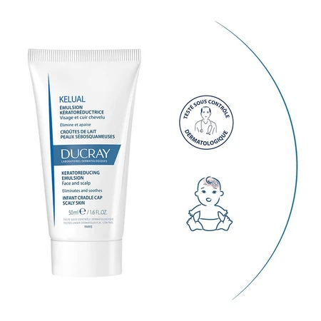 Ducray Kelual Emulsion Keratoreductrice Croutes De Lait Nourrisson Visage Et Cuir Chevelu 50ml