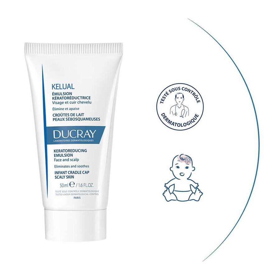 Ducray Kelual Keratoregulatory Emulsion Milky Scab Infants Face and Scalp 50ml Ducray Kelual Keratoregulatory Emulsion Milky Scab Infants Face and Scalp 50ml