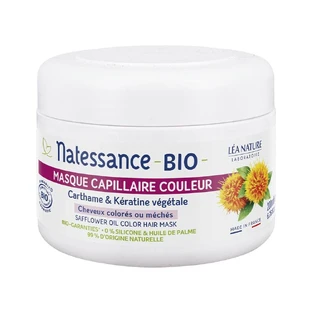 Natessance Colour Haarmasker - Organisch Cartharme en Plantaardige Keratine Gekleurd of gehighlight haar 200 ml