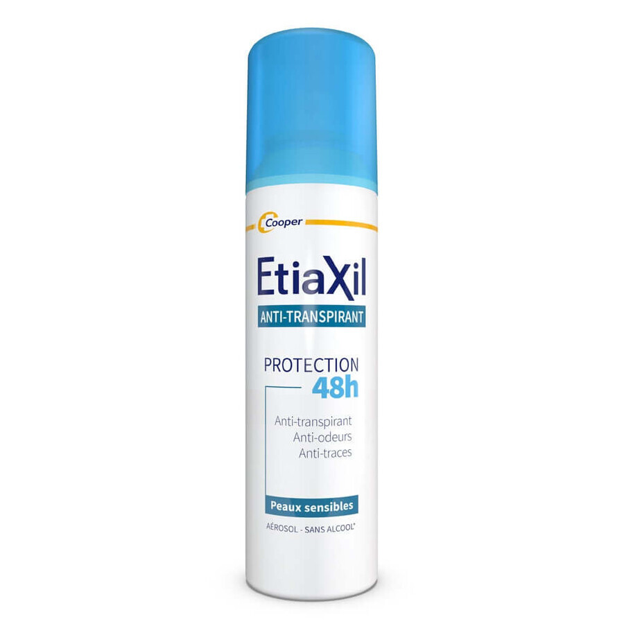 Etiaxil Déodorant Aérosol Protection 48h Transpiration Modérée Peaux sensibles 150ml