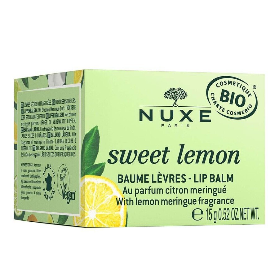 Nuxe Bálsamo Labial Ecológico Limón Dulce 15g Nuxe Bálsamo Labial Ecológico Limón Dulce 15g