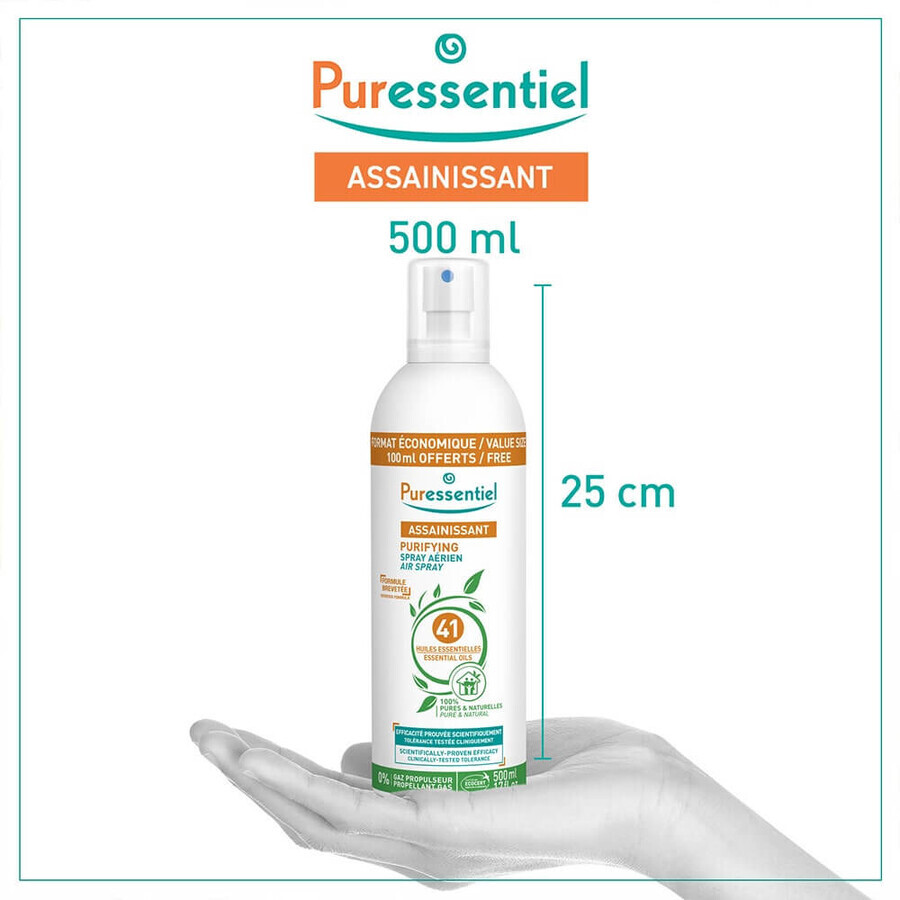 Puressentiel Purificante Spray aereo con 41 oli essenziali 500ml