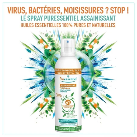 Puressentiel Luchtzuiverende Spray met 41 essentiële oliën 500 ml