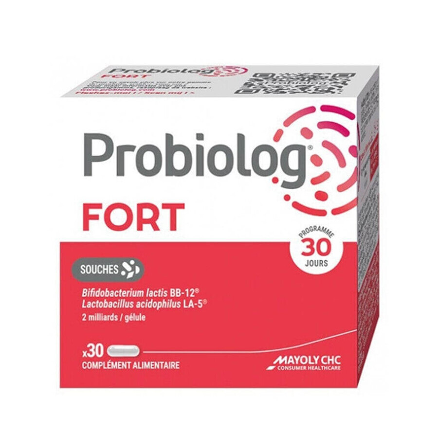 Mayoly Spindler Probiolog Fort cura de 30 días 30 cápsulas