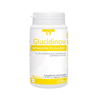 Effinov Nutrition Glucidinov Aufrechterhaltung des Blutzuckerspiegels 30 Kapseln