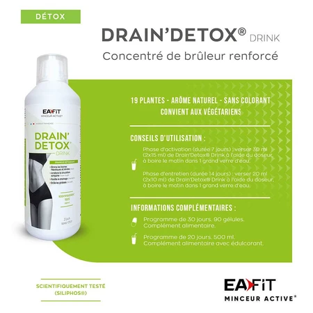 Eafit Detox Draining Detoxifiant 500ml