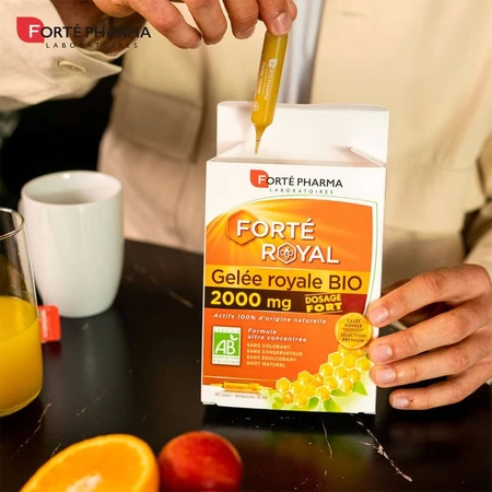 Forté Pharma Forté Royal Organic Royal Jelly 2000mg 20 ampullen