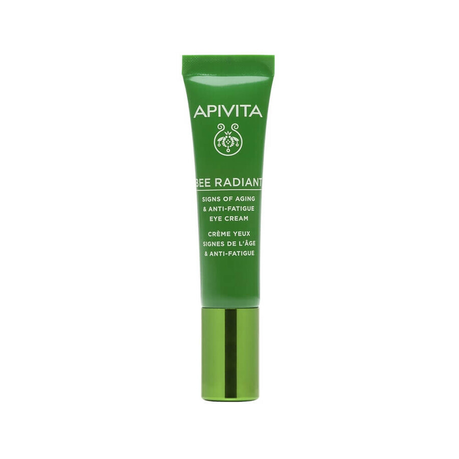 Apivita Bee Radiant Crema de Ojos Antienvejecimiento y Antifatiga 15ml