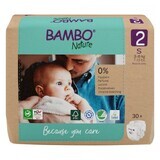 Bambo Nature Windeln S Größe 2 3 bis 6 kg x30