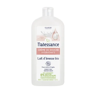 Natessance Crème de Douche Au Lait D'Anesse Bio Peaux Sèches et Fragiles 500 ml