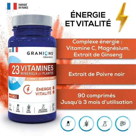 Granions 23 Vitaminen, mineralen en planten 90 tabletten