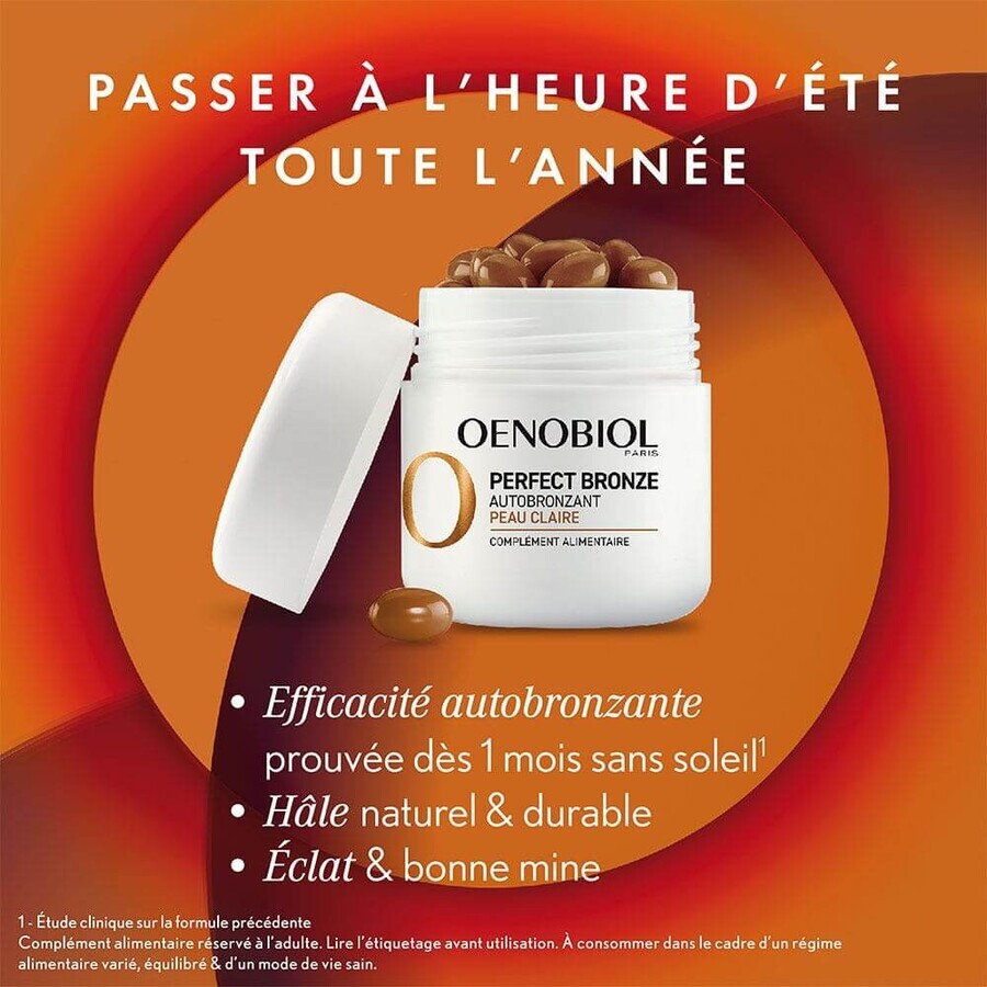 Oenobiol Perfect Bronze Autoabbronzante Pelle chiara 30 capsule