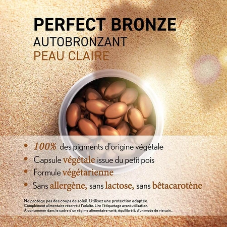 Oenobiol Perfect Bronze Selbstbräuner Klare Haut 30 Kapseln
