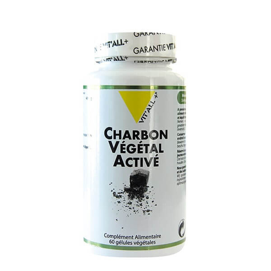 Winkel op Vit'All+ Actieve Plantaardige Houtskool 400 mg 60 capsules Vit'All+ Actieve Plantaardige Houtskool 400 mg 60 capsules