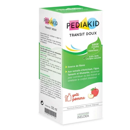 Pediakid Transit Doux apple-flavored syrup 125 ml
