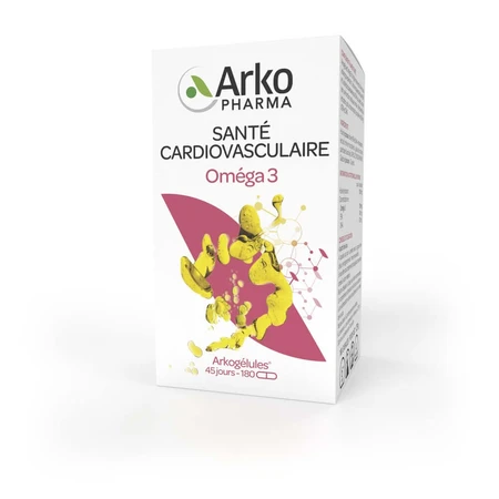 Arkopharma Arkocapsule Omega 3 Herz-Kreislauf-Gesundheit 180 Kapseln