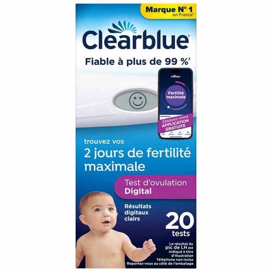 Clearblue Digital Ovulation Test 20 test sticks