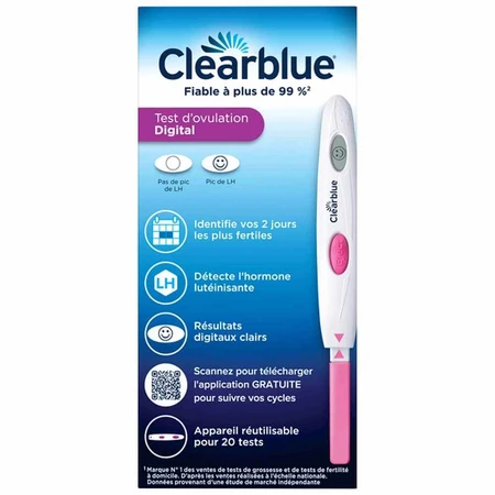 Clearblue Digitaler Ovulationstest 20 Teststäbchen