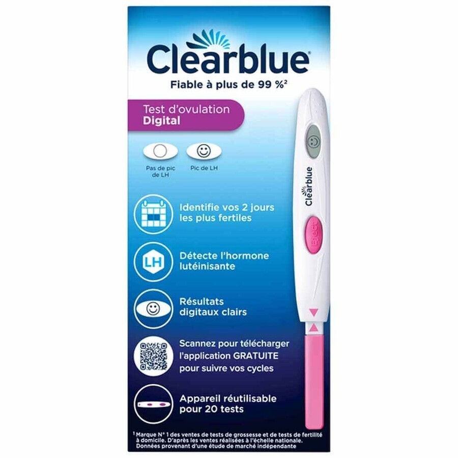 Clearblue Digital Ovulation Test 20 test sticks
