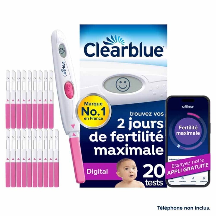 Clearblue Digital Ovulation Test 20 test sticks
