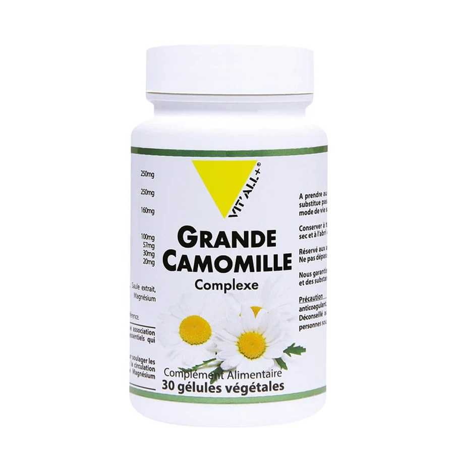 Vit'All+ Gran Complejo de Manzanilla 30 cápsulas vegetales