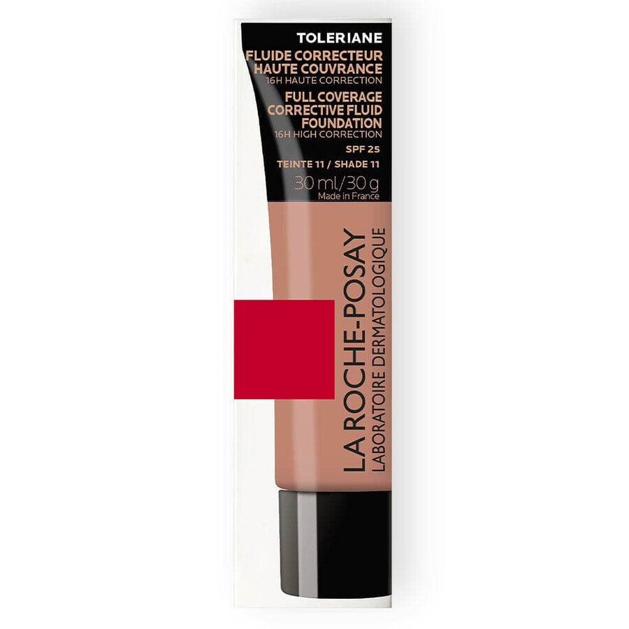 La Roche-Posay Toleriane Make-up High-coverage Fluid Concealer Foundation 16h SPF25 30ml La Roche-Posay Toleriane Make-up High-coverage Fluid Concealer Foundation 16h SPF25 30ml