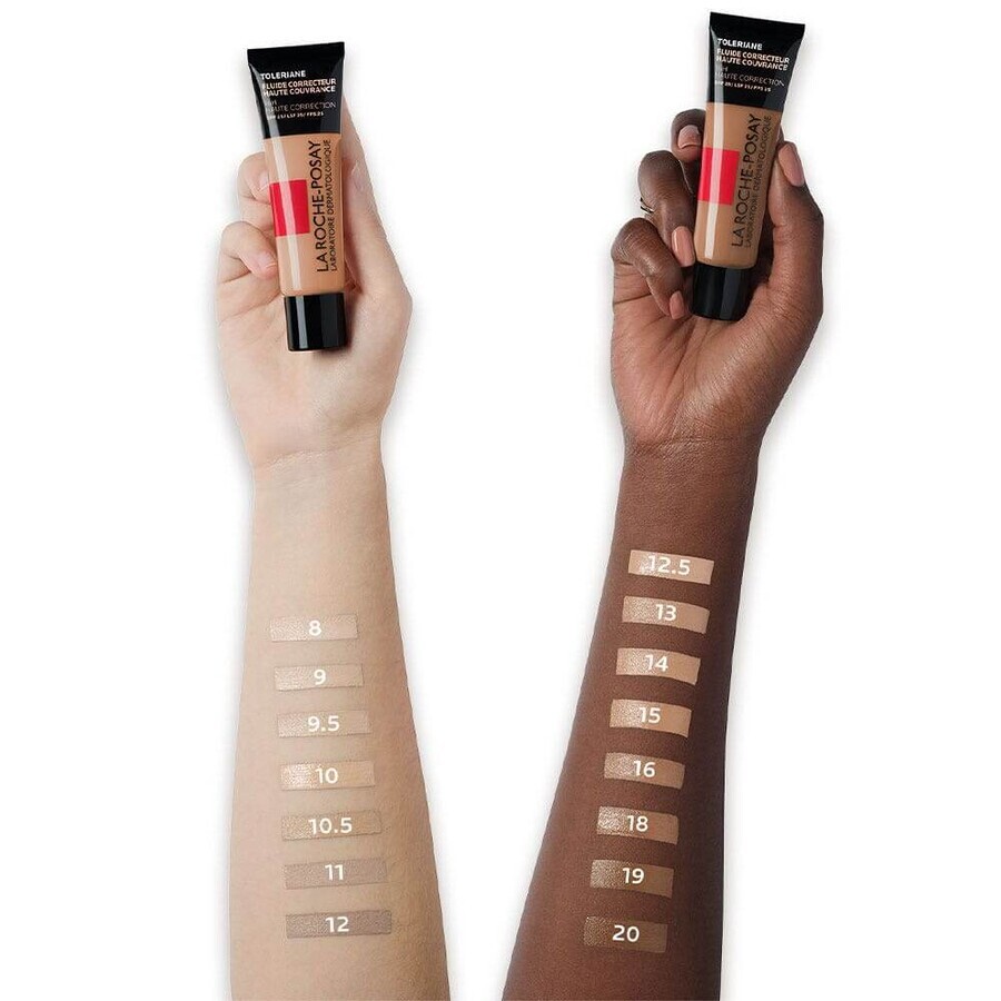 La Roche-Posay Toleriane Make-up High-coverage Fluid Concealer Foundation 16h SPF25 30ml La Roche-Posay Toleriane Make-up High-coverage Fluid Concealer Foundation 16h SPF25 30ml