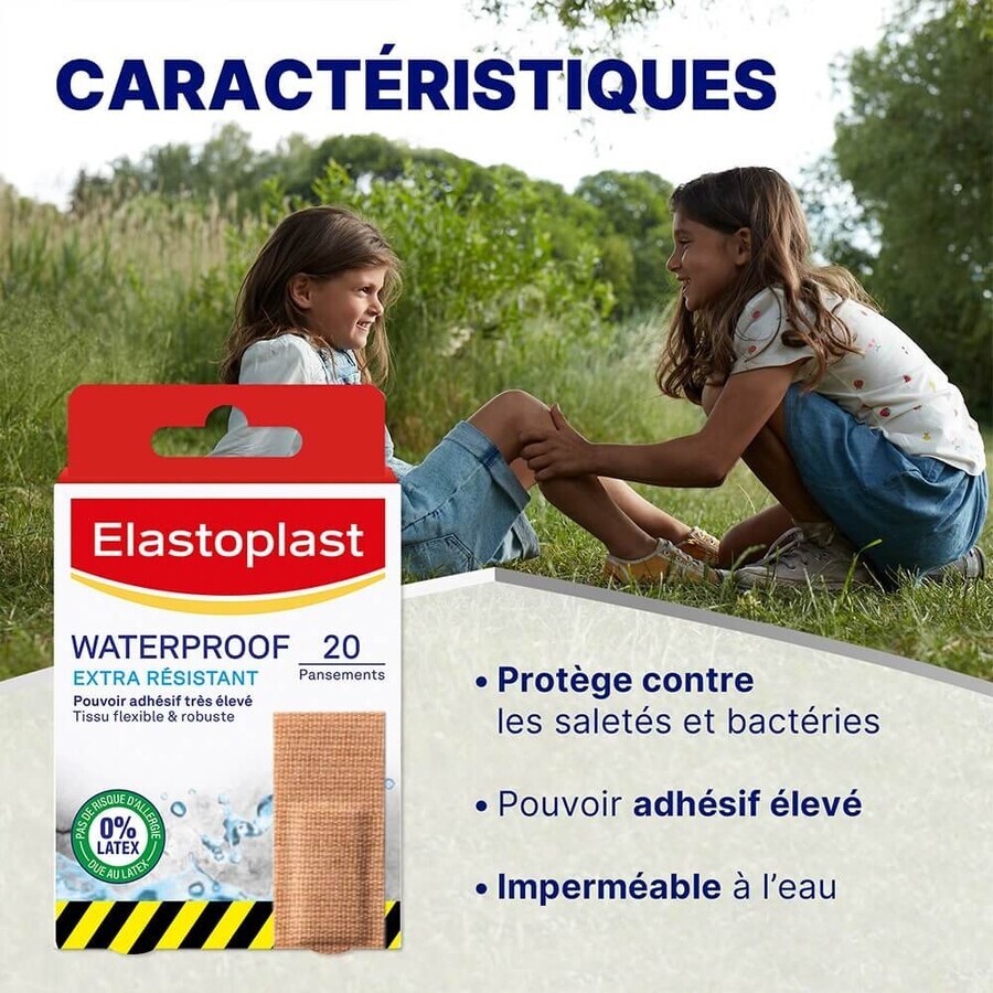 Elastoplast Cerotti Waterproof Extra Resistenti 1 Formato 20pz