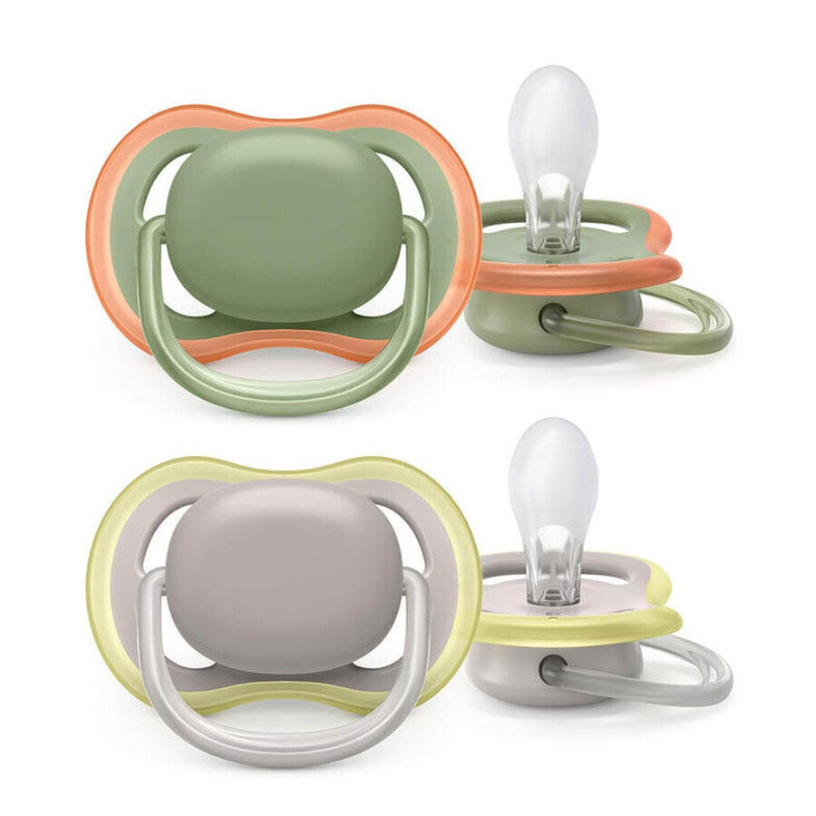Buy Avent Ultra Air Orthodontic Pacifiers 6-18 months Sensitive Skin x2 Avent Ultra Air Orthodontic Pacifiers 6-18 months Sensitive Skin x2