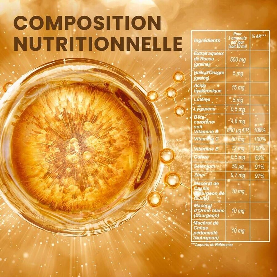 Santarome Sublime Soleil 2en1 Autobronzant & Préparateur Solaire 20 ampoules