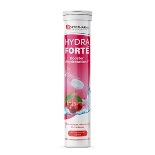 Forté Pharma Hydra Forté Hydration Booster Natürliches Kirschenaroma 24 Brausetabletten