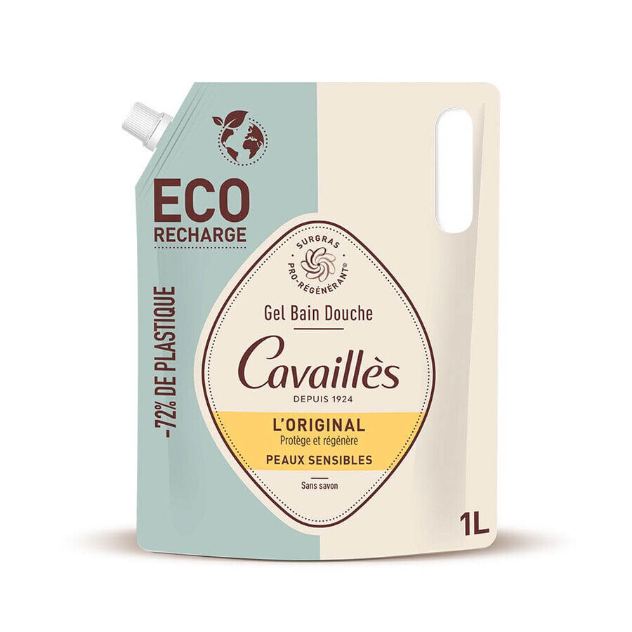 Cavaillès Eco Refill Gel de baie L'Original Sensitive Skin 1L
