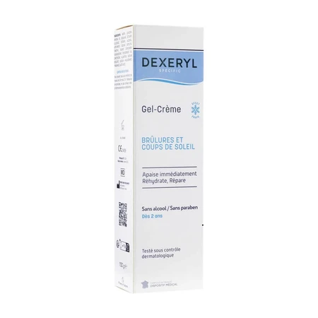 Dexeryl Specifieke Verzachtende Crème-Gel Oppervlakteverbranding en zonnebrand 150 g