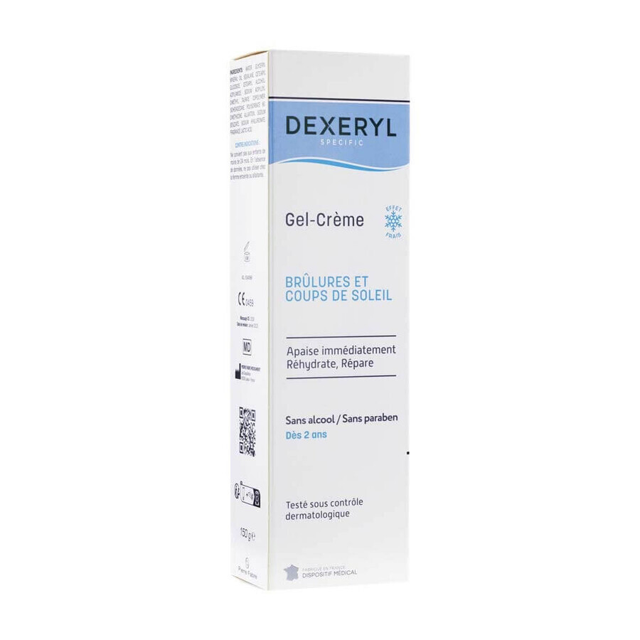 Dexeryl Specific Crema-gel lenitiva Ustioni superficiali e scottature solari 150g