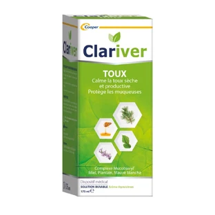 Clariver Jarabe para la tos para adultos 175 ml