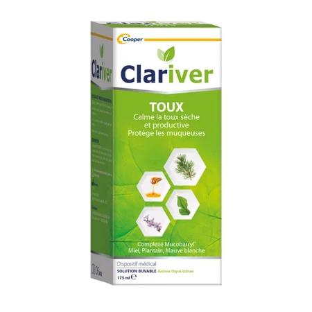 Clariver Jarabe para la tos para adultos 175 ml
