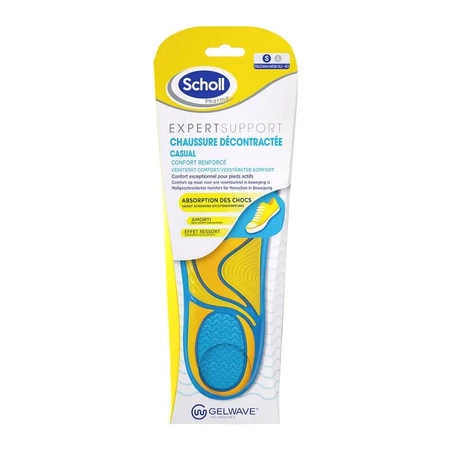 Scholl Expert Support Semelles Confort Chaussures Plates Décontractées 1 paire