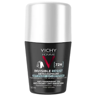 Vichy Mannen Invisible Resist Deodorant Antitranspirant Effectiviteit 72h Extreme Controle 50ml
