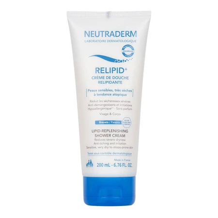 Neutraderm Relipid+ Herstellende Douchecrème voor Gevoelige Huid 200 ml