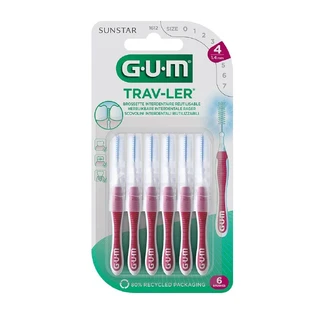 Gum Trav-ler Brossettes Interdentaires 1.4mm x6