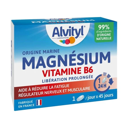 Alvityl Magnesio y Vitamina B6 45 Comprimidos