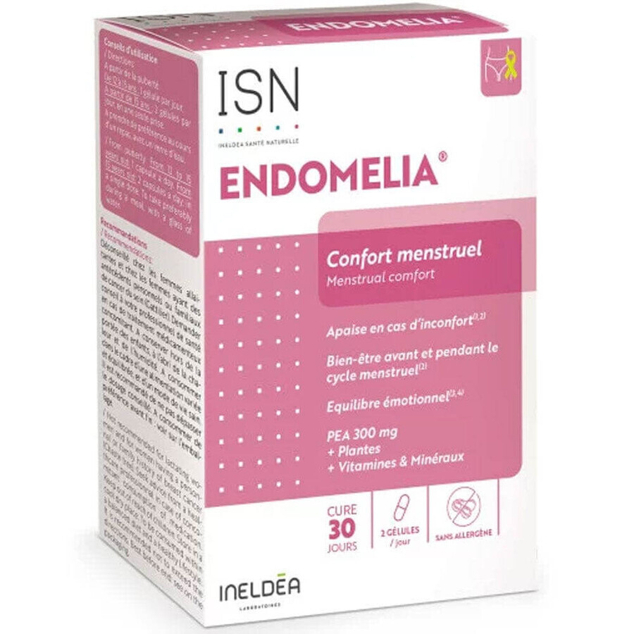 Boutique Ineldea Santé Naturelle Endomelia® Confort Menstruel 60 gélules Ineldea Santé Naturelle Endomelia® Confort Menstruel 60 gélules