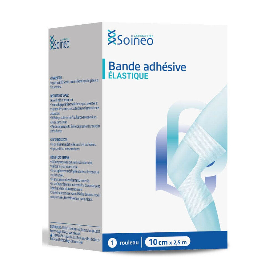 Soineo STRAP Bande adhésive élastique 2,5mx10cm