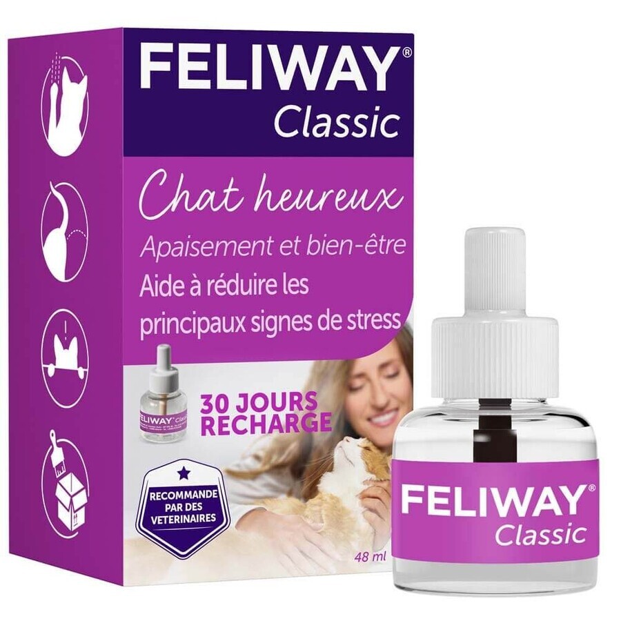 Shop Feliway Classic Pheromone Nachfüllpackung für Classic Cat Elektrodiffusor 48ml Feliway Classic Pheromone Nachfüllpackung für Classic Cat Elektrodiffusor 48ml