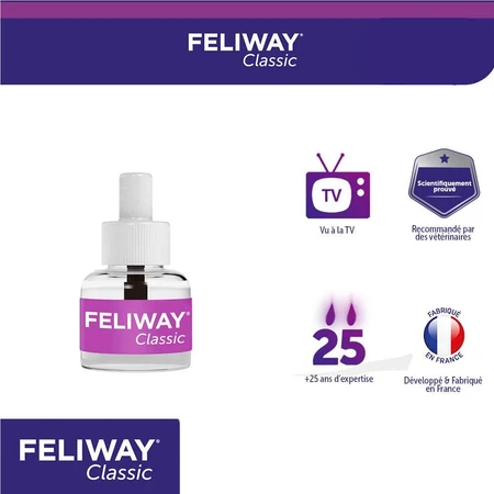 Feliway Classic Feromoon navulling voor Classic Cat elektrische verstuiver 48ml