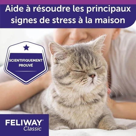 Feliway Classic Feromoon navulling voor Classic Cat elektrische verstuiver 48ml