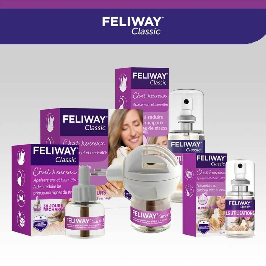 Feliway Classic Pheromone Nachfüllpackung für Classic Cat Elektrodiffusor 48ml Feliway Classic Pheromone Nachfüllpackung für Classic Cat Elektrodiffusor 48ml